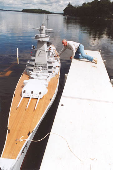 Illustration for article titled Man Finishes 30-feet WWII German Battleship Model, Prepares to Invade Poland Soon
